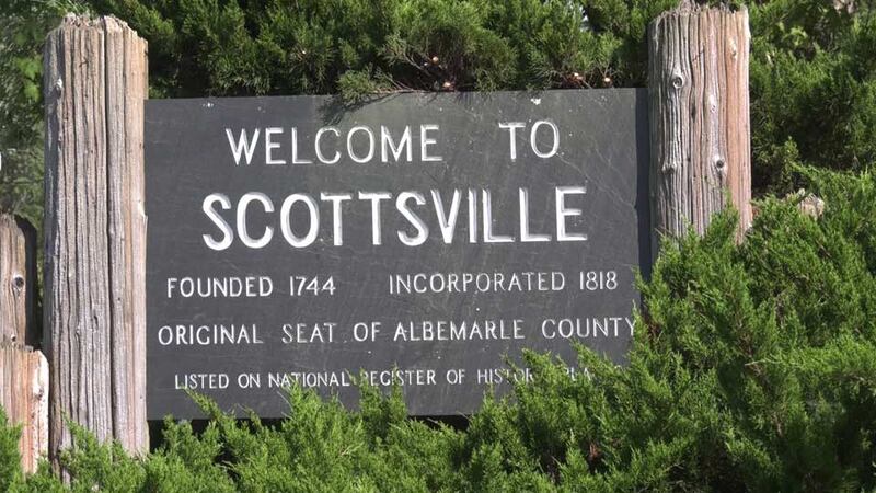 Sign for Scottsville (FILE)