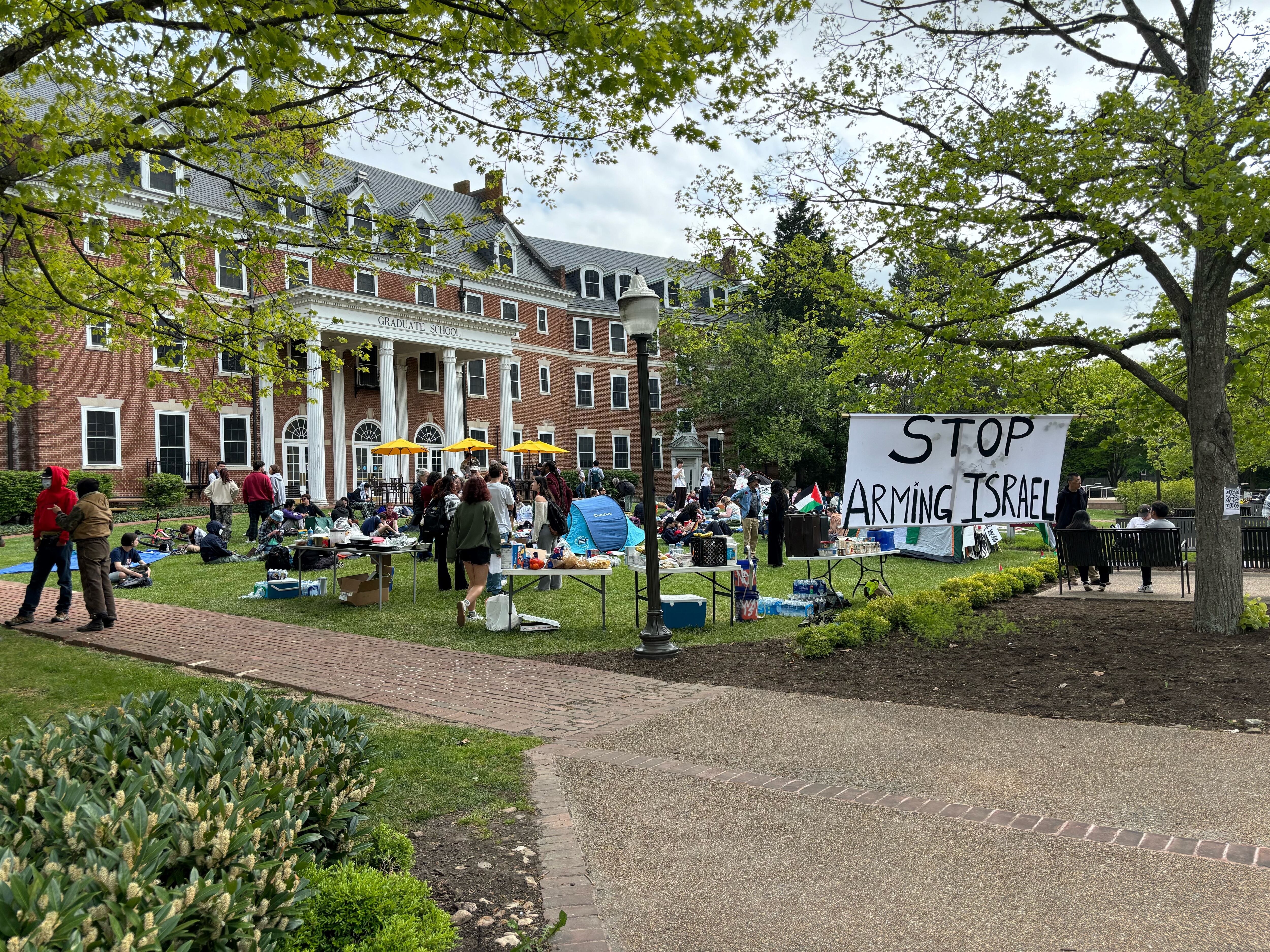 Pro-Palestine protestors at Virginia Tech hold encampment over Gaza conflict - Vimarsana News