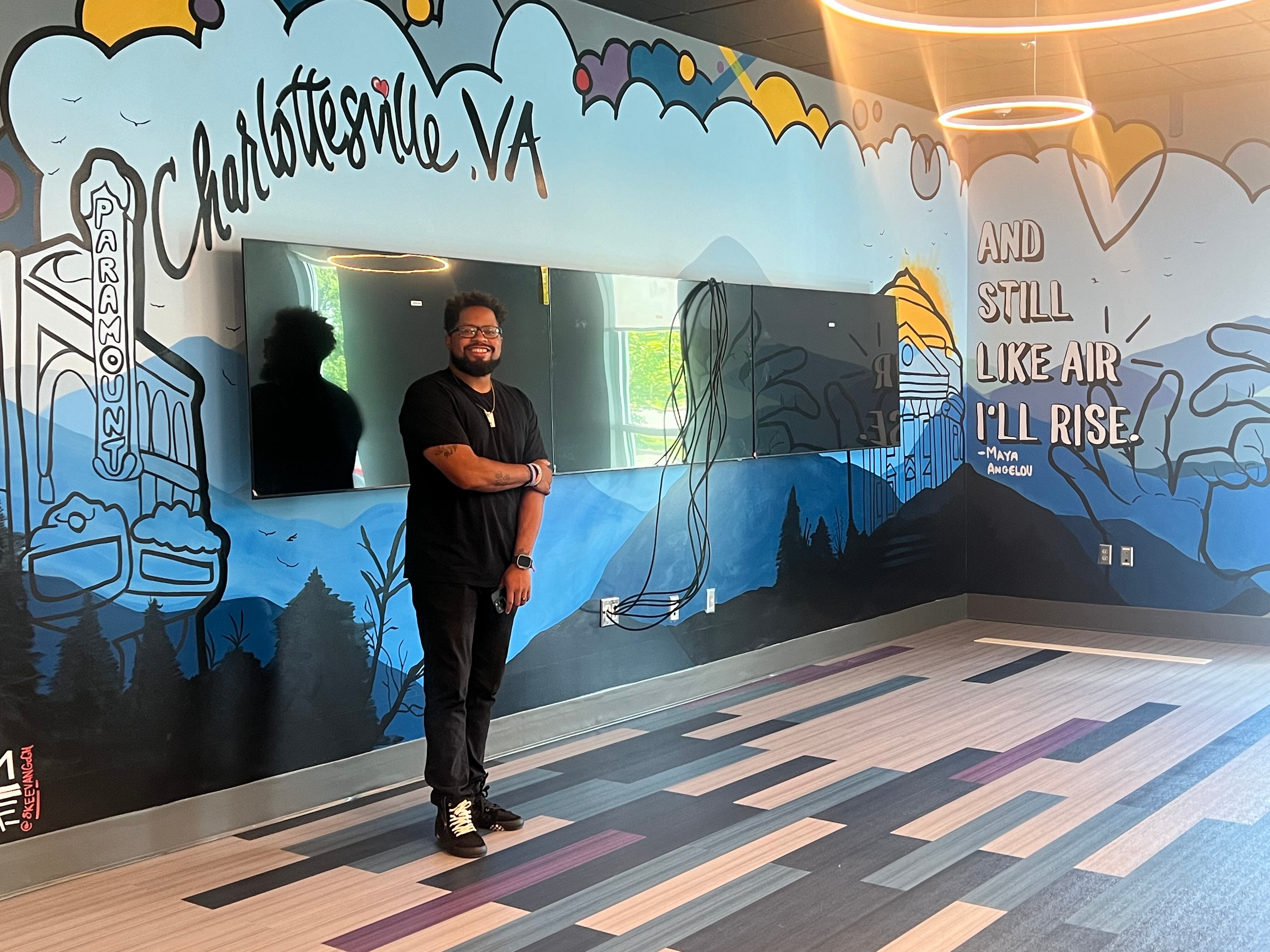 'And still, like air, I'll rise': Mural at Brooks Family YMCA encourages youth - Vimarsana News