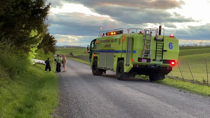 A small plane crashed near Shenandoah Valley Regional Airport.