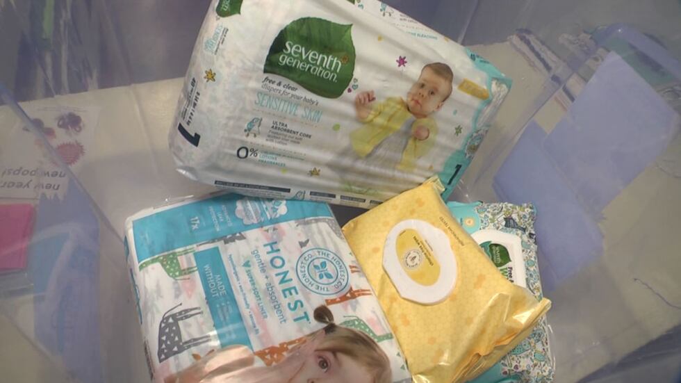 Diaper and wipes collection to help International Neighbors