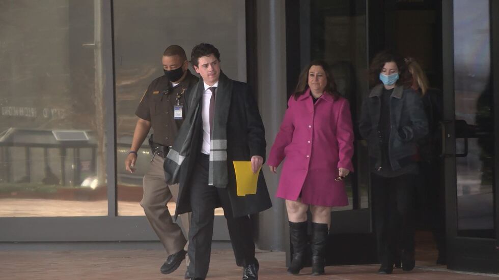 Andrew White, who pleaded guilty to unlawful hazing of a student and providing alcohol to a...