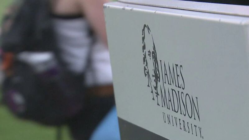 James Madison University sign