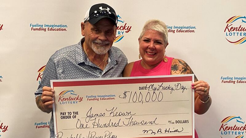 James Keown retired from his job as a school bus driver after he won $100,000 in the Kentucky...