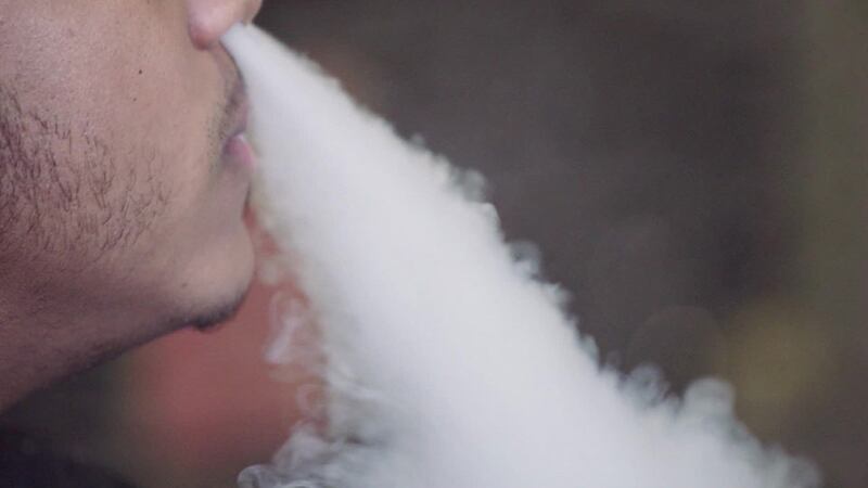 Some from a vaping product.