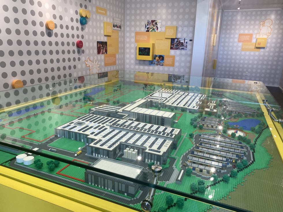 LEGO model of future Chesterfield facility.