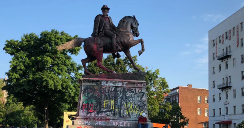 JEB Stuart statue on Monument Avenue.