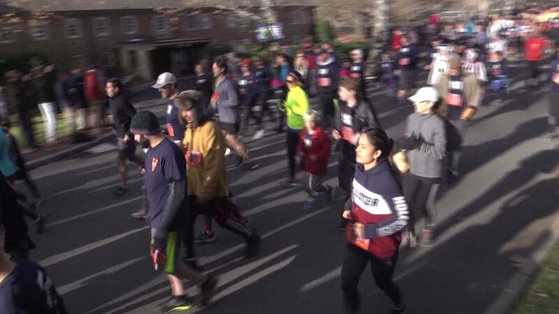 People taking part in a running event in the Charlottesville area (FILE)