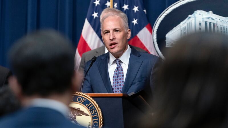 FILE - Assistant Attorney General Matthew Olsen of the Justice Department's National Security...