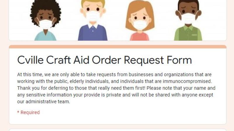 A volunteer-run group is working to get hand-sewn masks to the businesses and organizations...